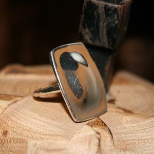 Silver Toned Adjustable Ring